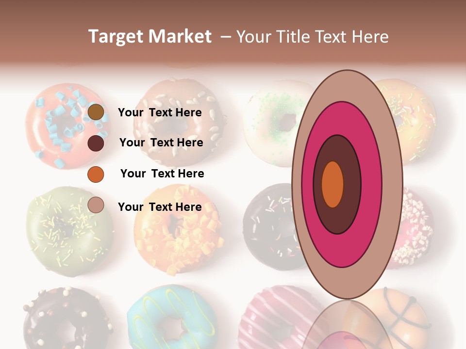 White Yummy Icing PowerPoint Template