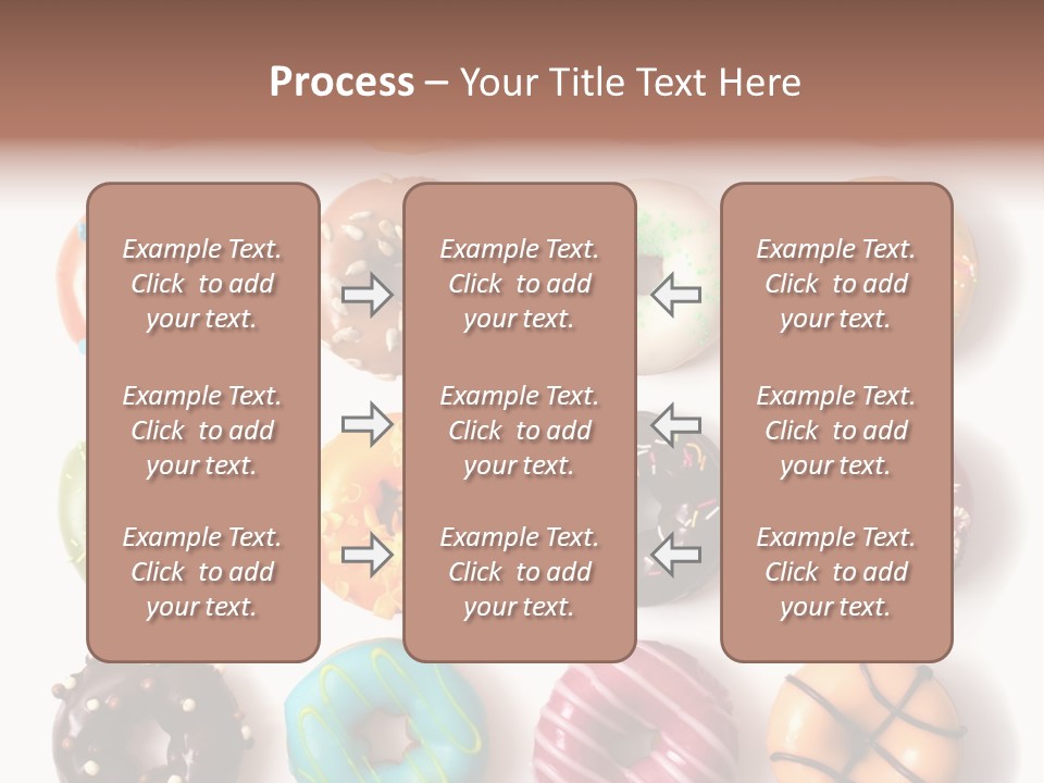 White Yummy Icing PowerPoint Template