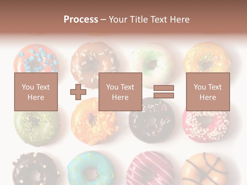 White Yummy Icing PowerPoint Template