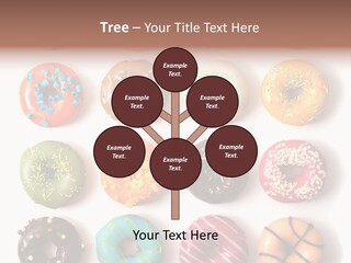 White Yummy Icing PowerPoint Template