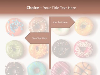 White Yummy Icing PowerPoint Template