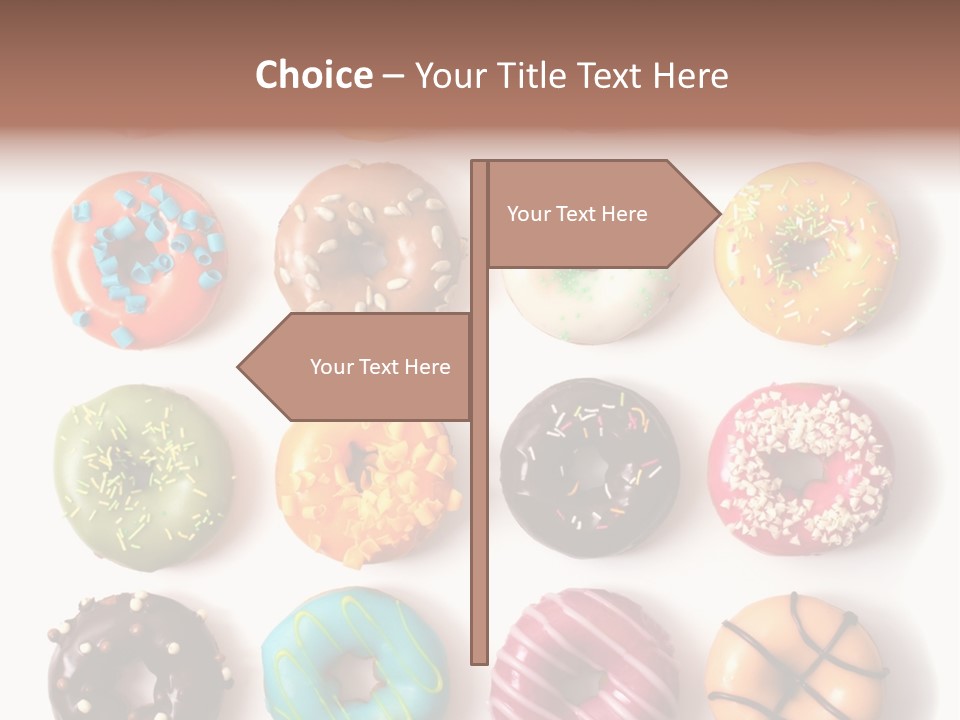 White Yummy Icing PowerPoint Template