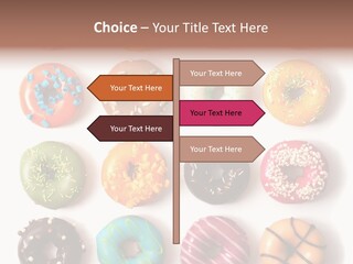 White Yummy Icing PowerPoint Template