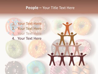 White Yummy Icing PowerPoint Template
