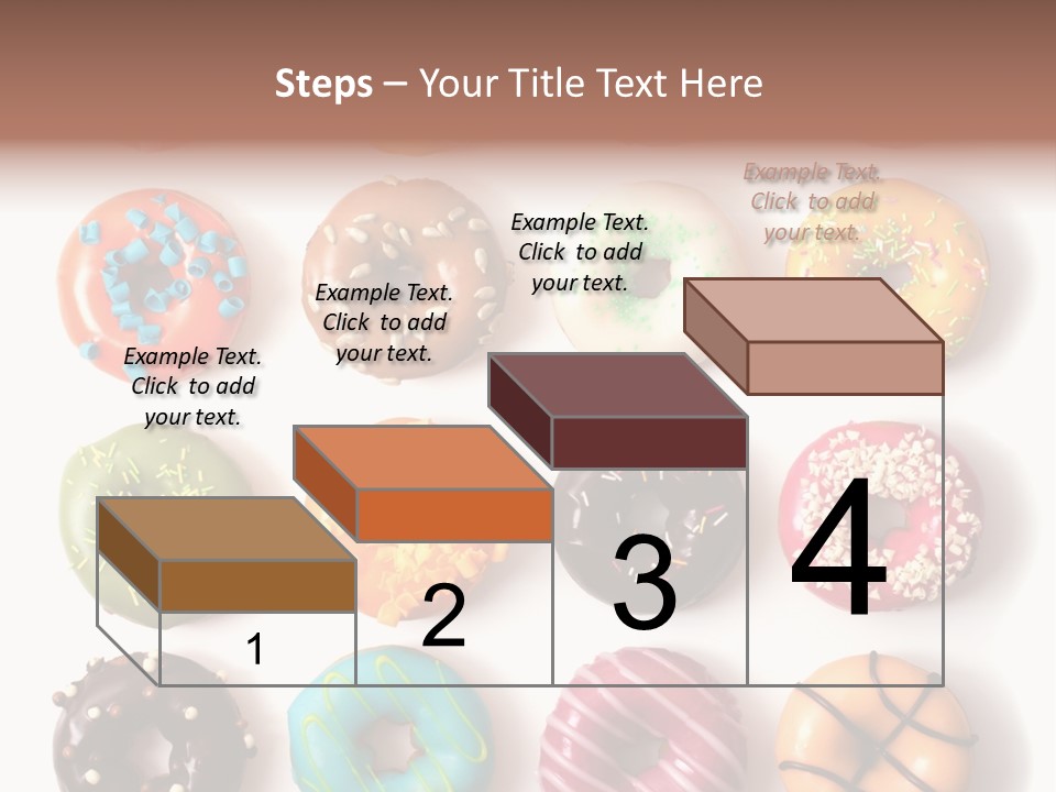 White Yummy Icing PowerPoint Template