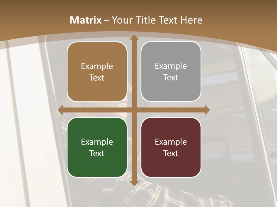 Storehouse Worker Wooden PowerPoint Template