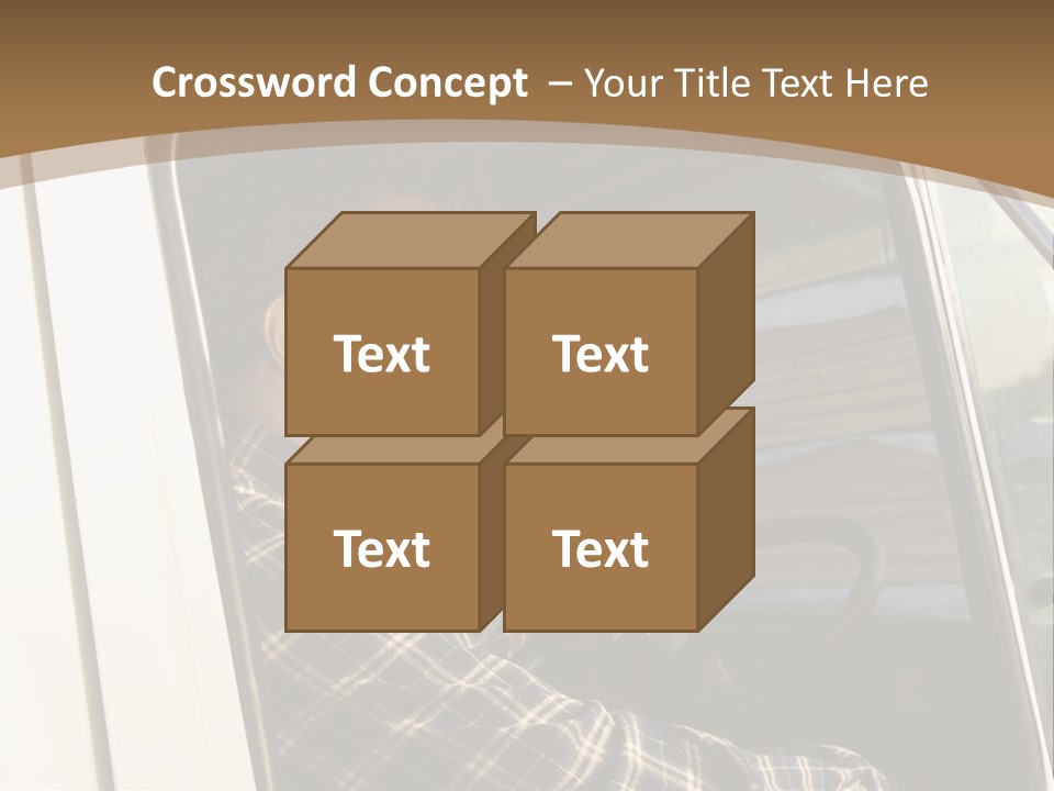 Storehouse Worker Wooden PowerPoint Template