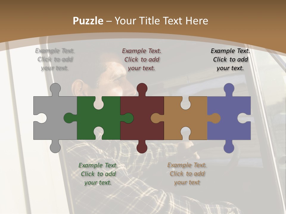 Storehouse Worker Wooden PowerPoint Template