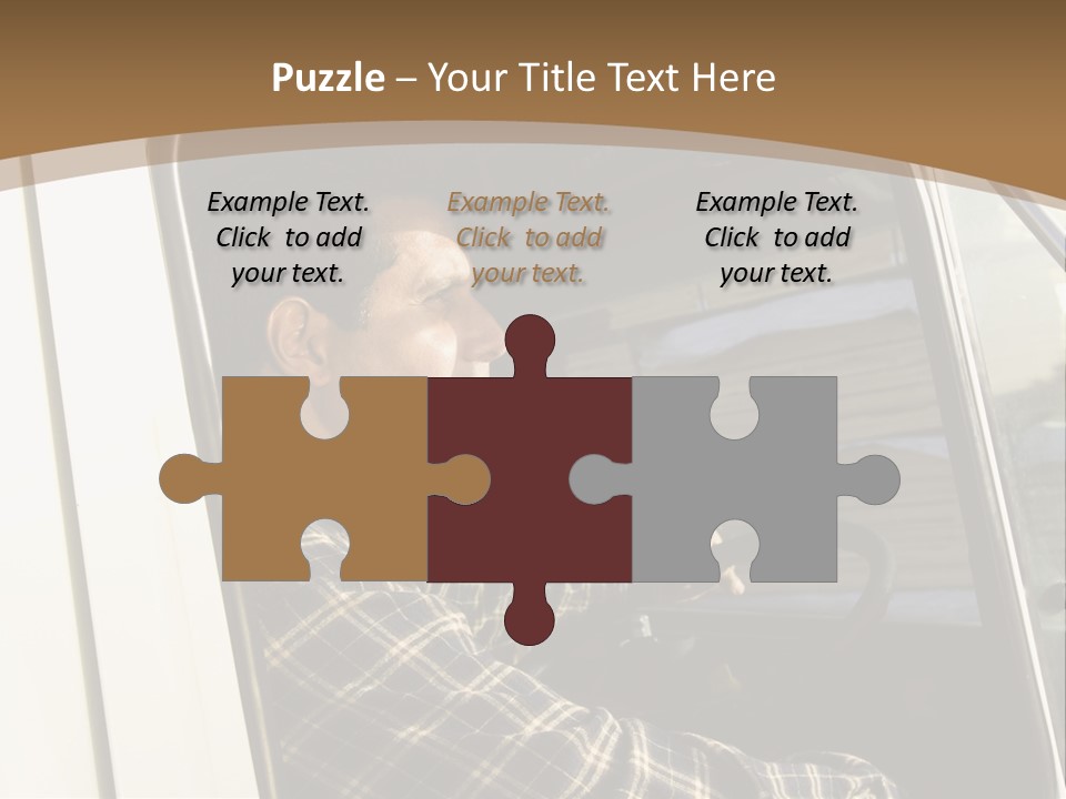 Storehouse Worker Wooden PowerPoint Template