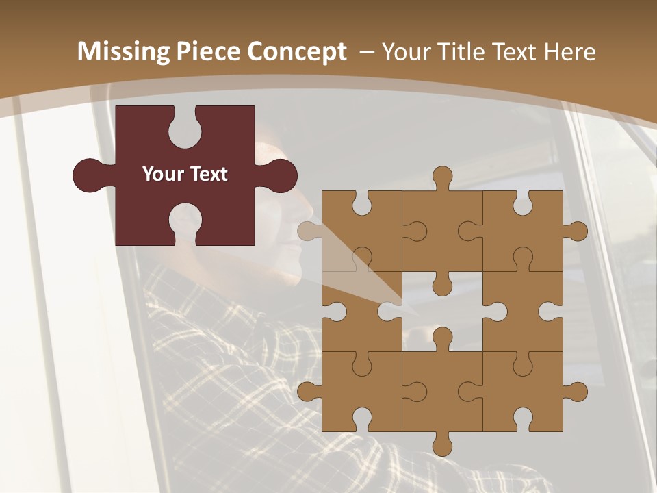 Storehouse Worker Wooden PowerPoint Template