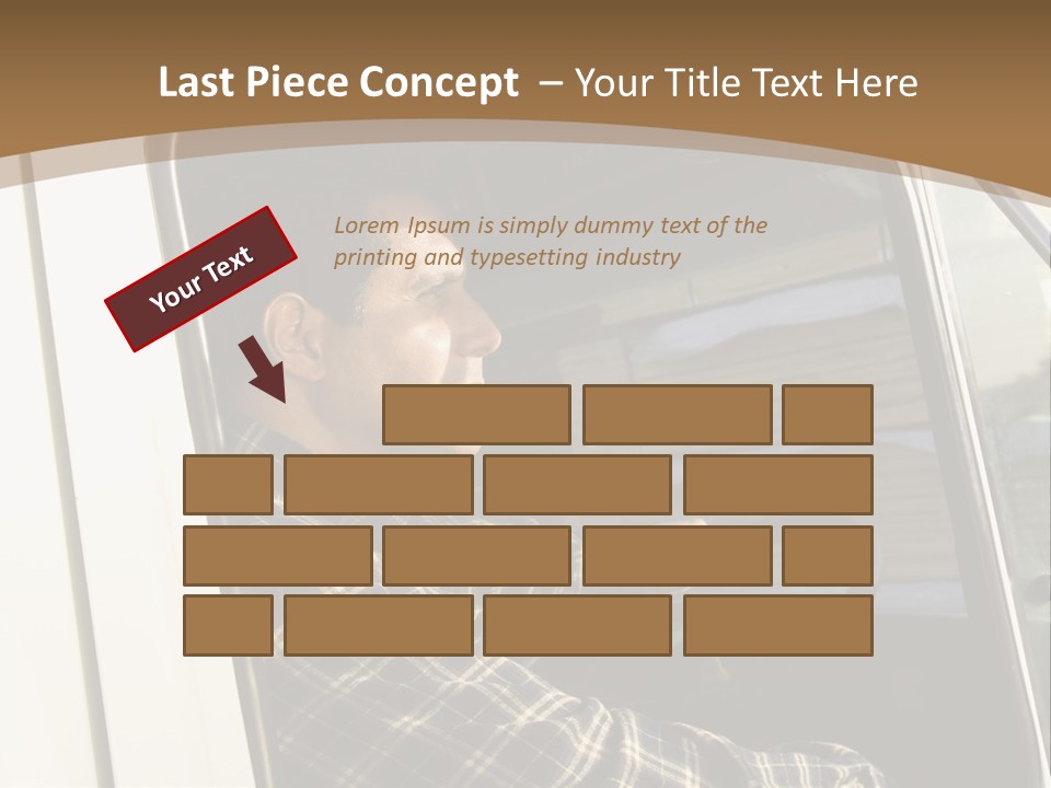Storehouse Worker Wooden PowerPoint Template