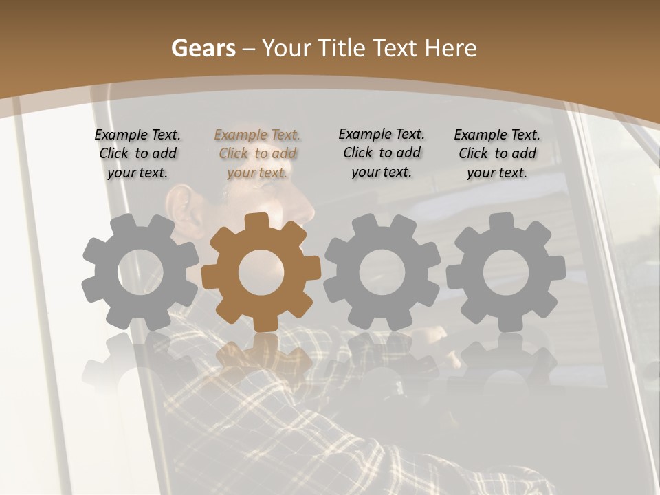 Storehouse Worker Wooden PowerPoint Template