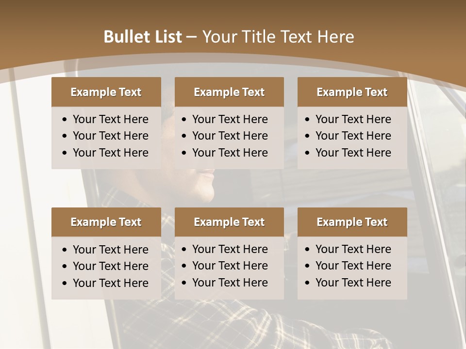 Storehouse Worker Wooden PowerPoint Template