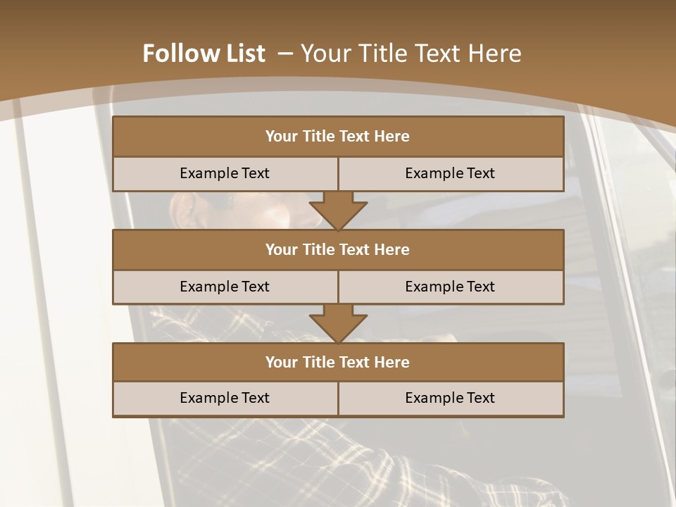 Storehouse Worker Wooden PowerPoint Template