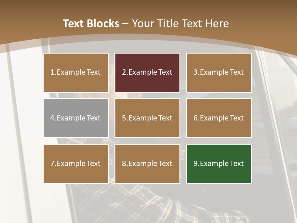 Storehouse Worker Wooden PowerPoint Template