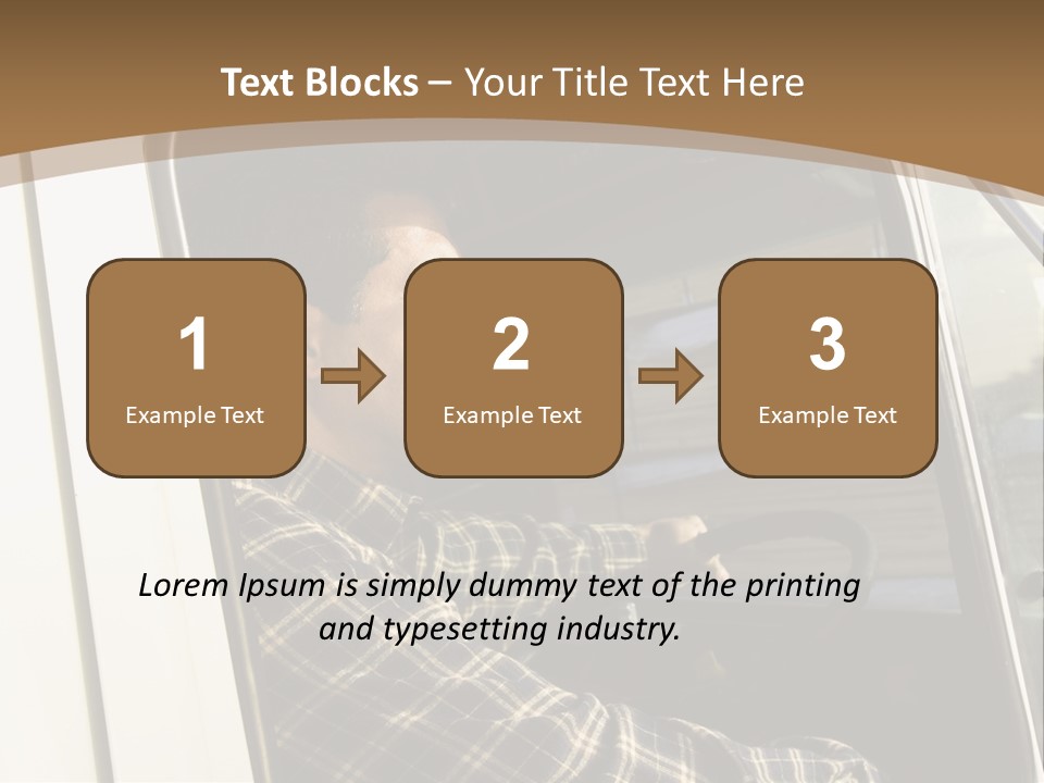 Storehouse Worker Wooden PowerPoint Template