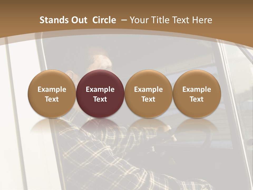 Storehouse Worker Wooden PowerPoint Template