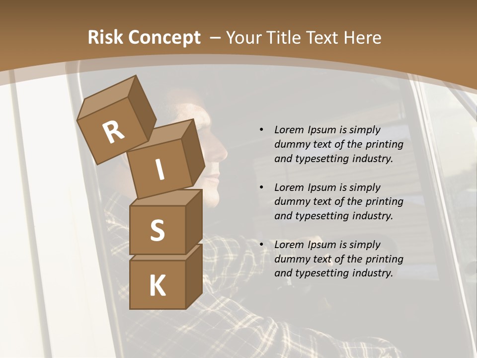 Storehouse Worker Wooden PowerPoint Template