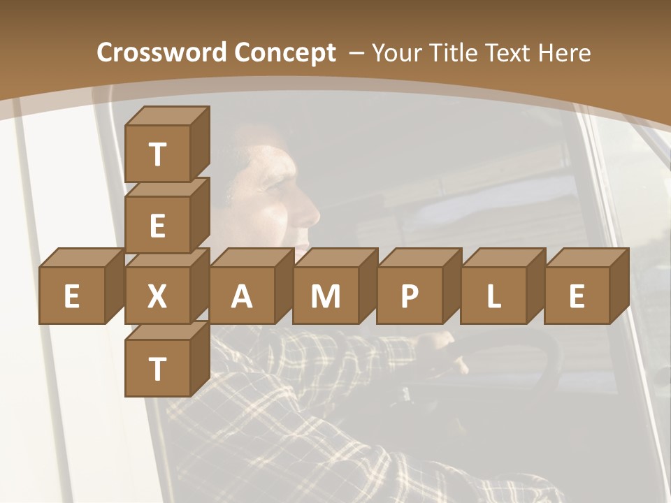 Storehouse Worker Wooden PowerPoint Template