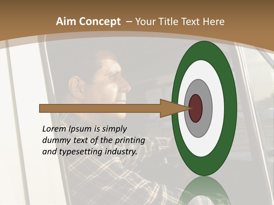 Storehouse Worker Wooden PowerPoint Template