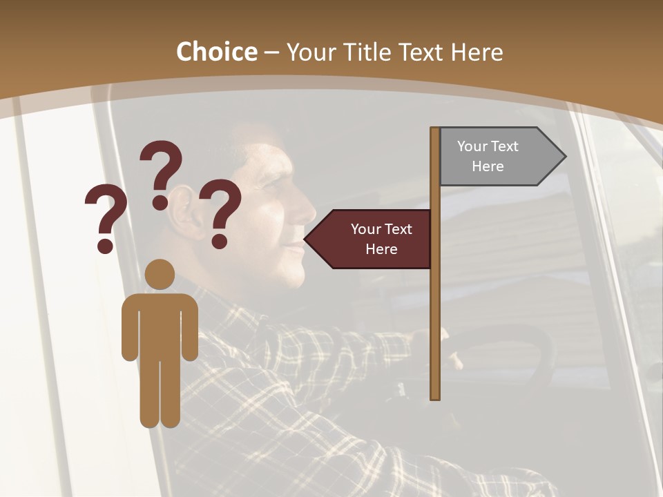 Storehouse Worker Wooden PowerPoint Template