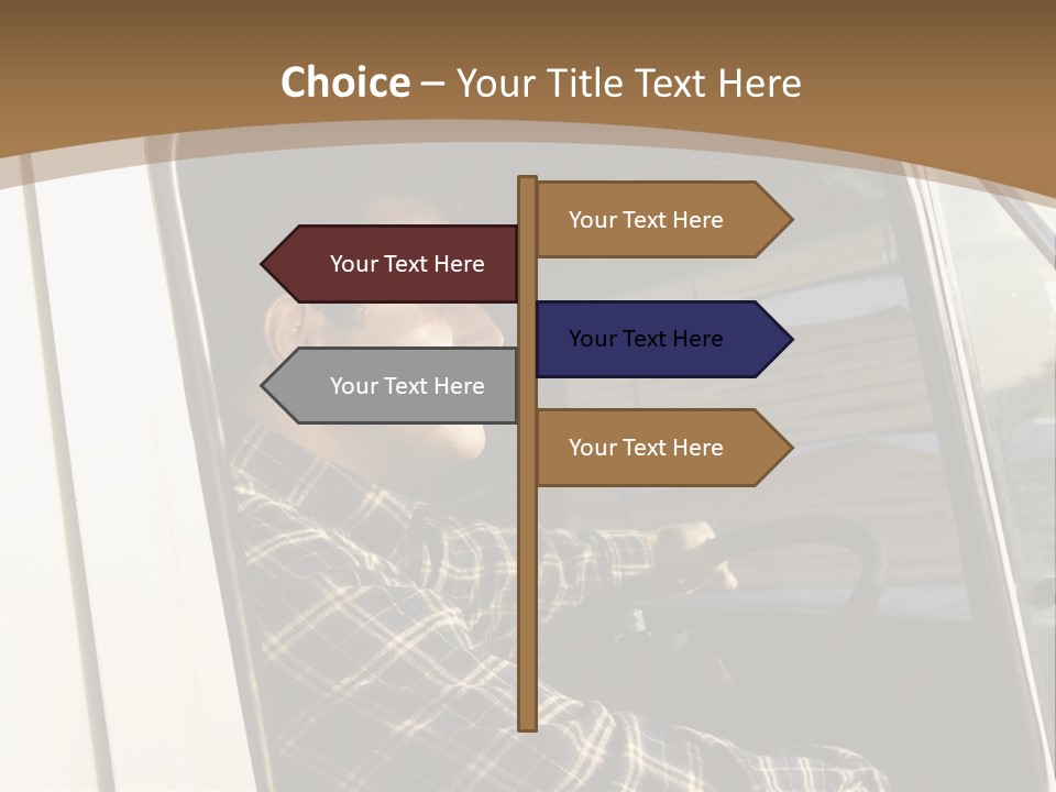 Storehouse Worker Wooden PowerPoint Template