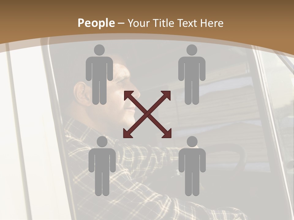 Storehouse Worker Wooden PowerPoint Template