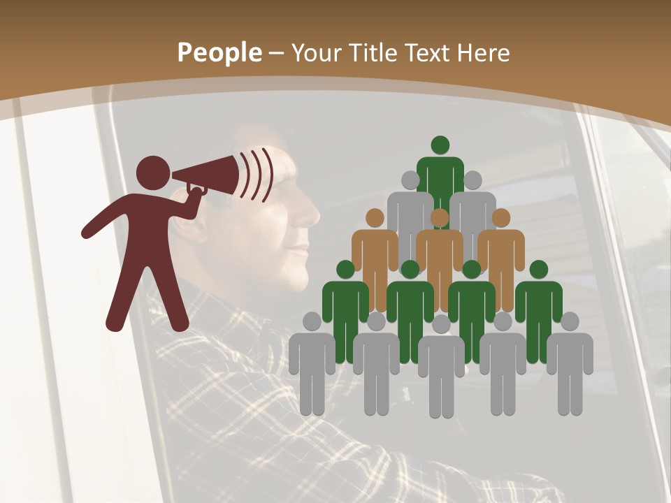 Storehouse Worker Wooden PowerPoint Template