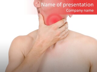 Disease Common Cold Unhappy PowerPoint Template