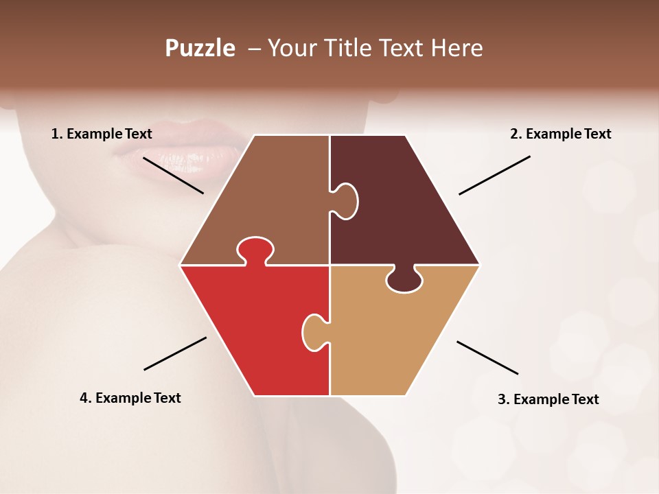 Girl Fashion Lifestyle PowerPoint Template