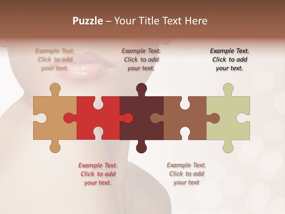 Girl Fashion Lifestyle PowerPoint Template