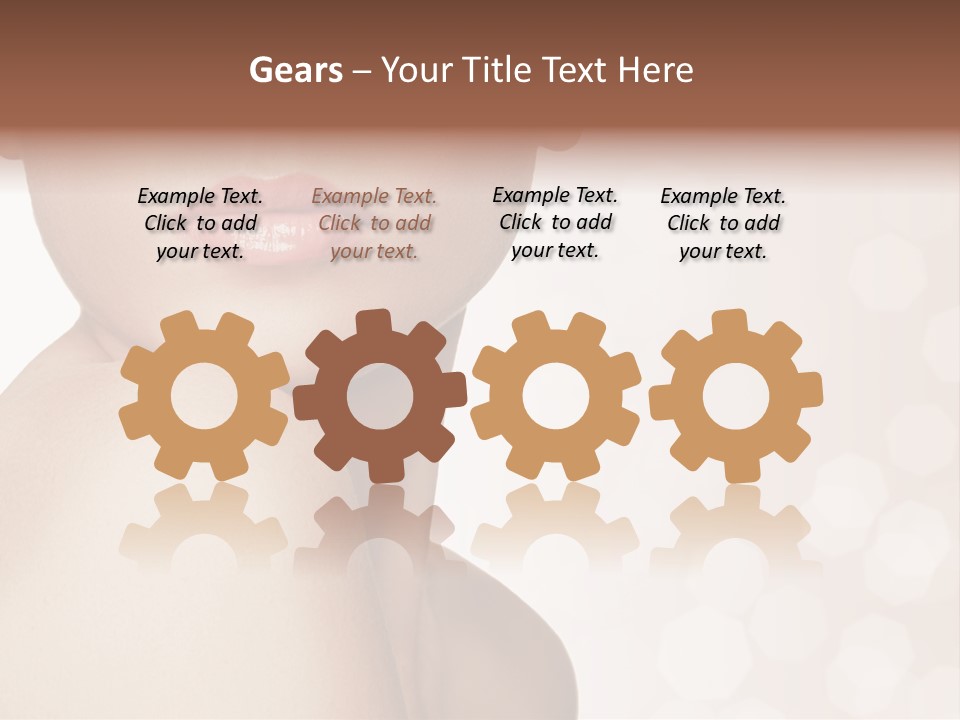 Girl Fashion Lifestyle PowerPoint Template