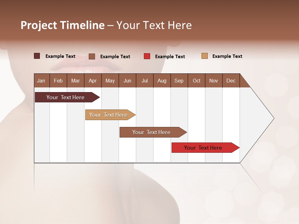 Girl Fashion Lifestyle PowerPoint Template