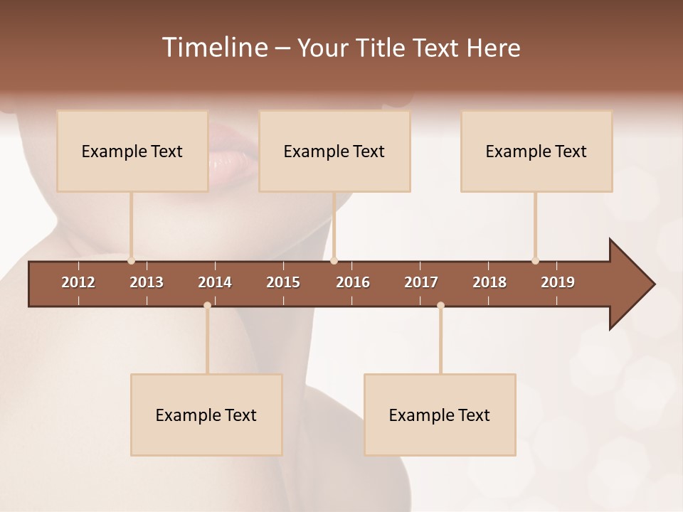 Girl Fashion Lifestyle PowerPoint Template