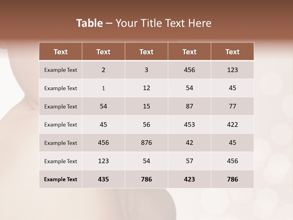 Girl Fashion Lifestyle PowerPoint Template