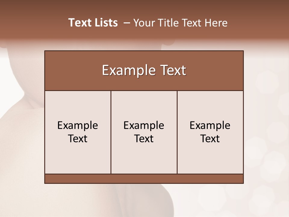 Girl Fashion Lifestyle PowerPoint Template