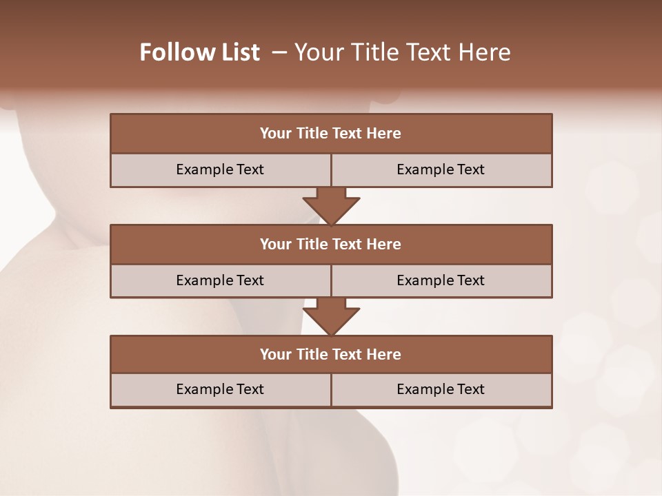 Girl Fashion Lifestyle PowerPoint Template