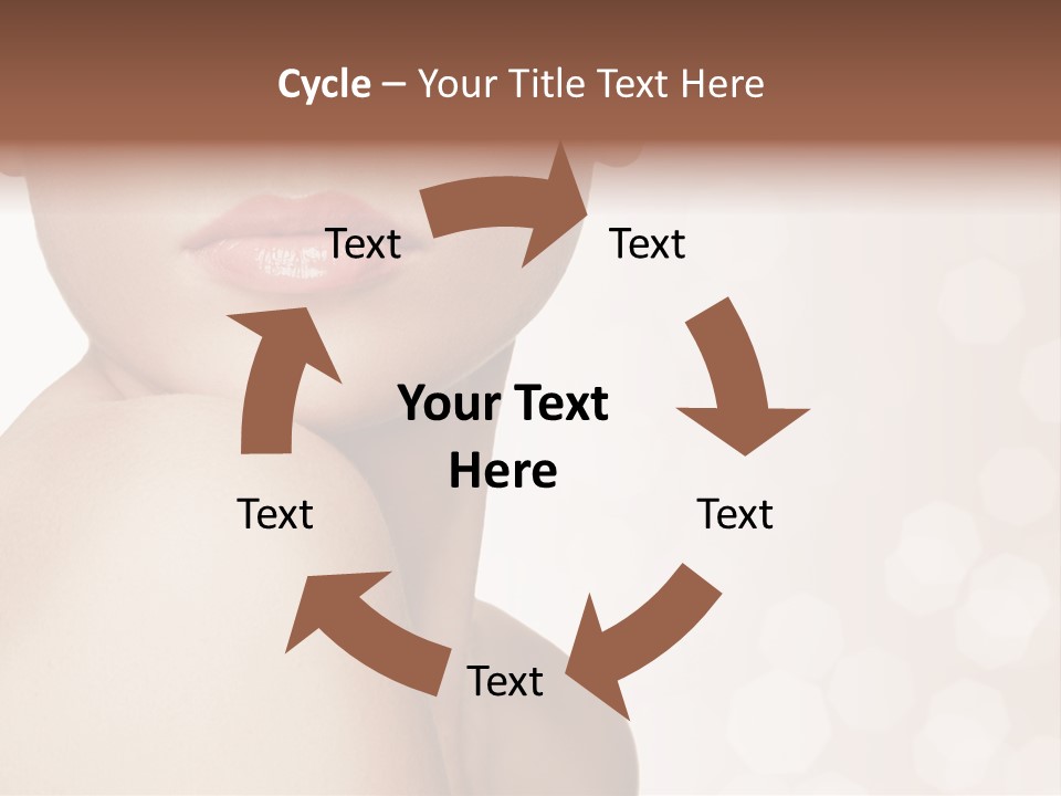 Girl Fashion Lifestyle PowerPoint Template