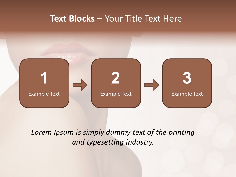 Girl Fashion Lifestyle PowerPoint Template