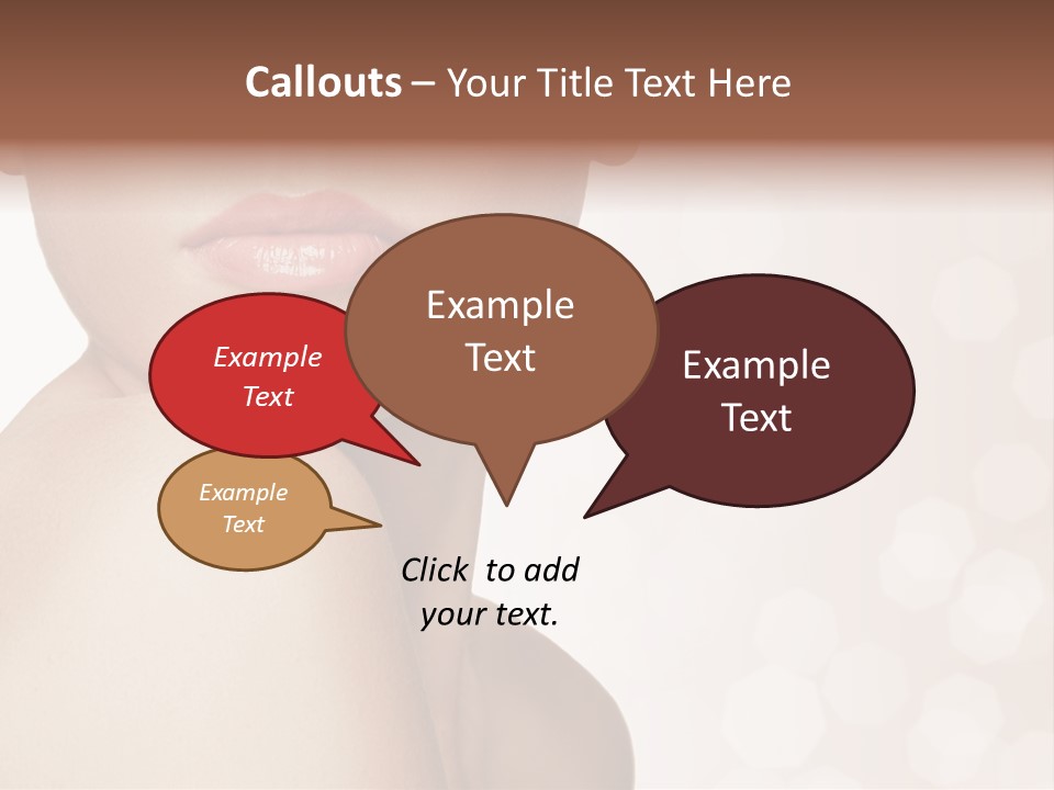 Girl Fashion Lifestyle PowerPoint Template