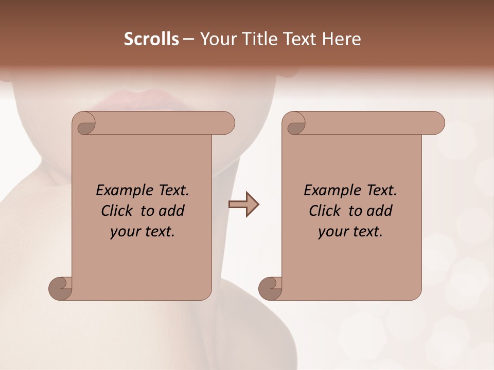 Girl Fashion Lifestyle PowerPoint Template