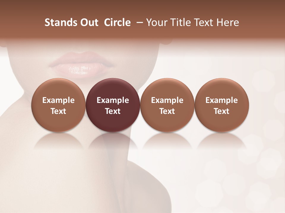 Girl Fashion Lifestyle PowerPoint Template