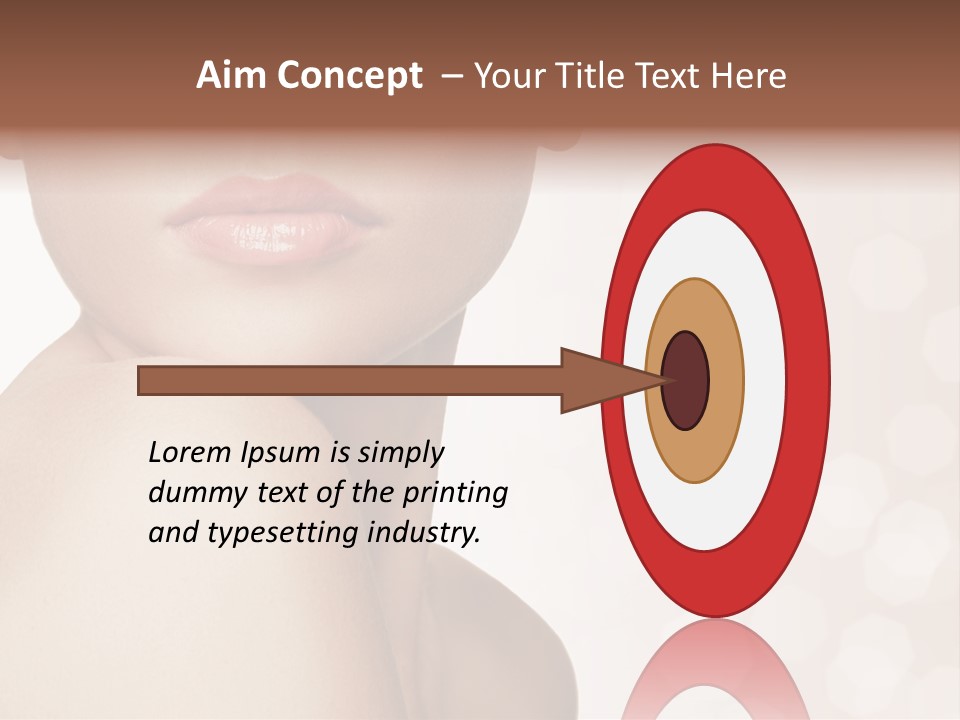 Girl Fashion Lifestyle PowerPoint Template