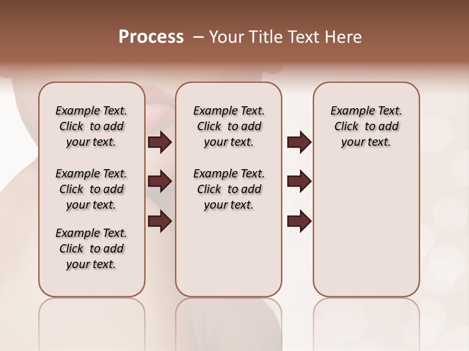 Girl Fashion Lifestyle PowerPoint Template