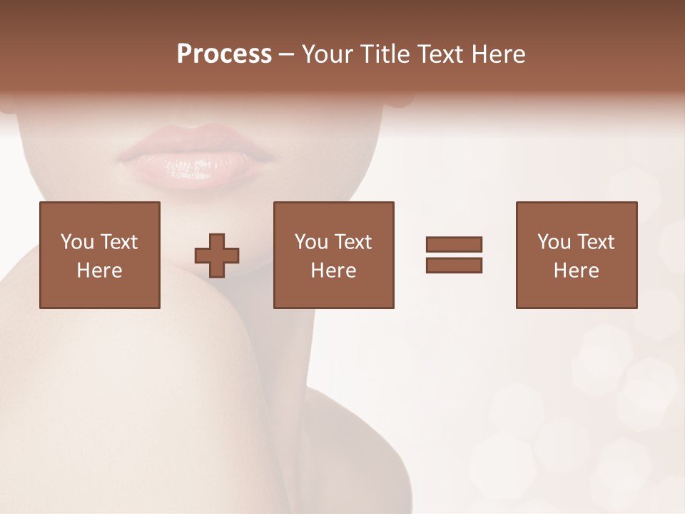 Girl Fashion Lifestyle PowerPoint Template