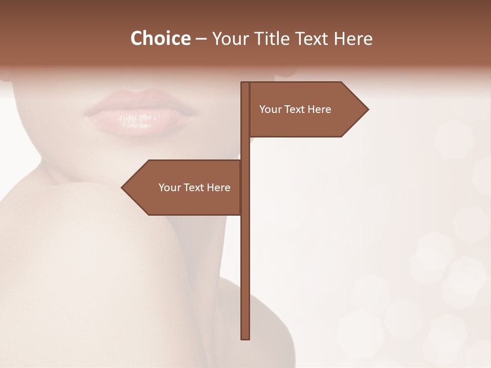 Girl Fashion Lifestyle PowerPoint Template