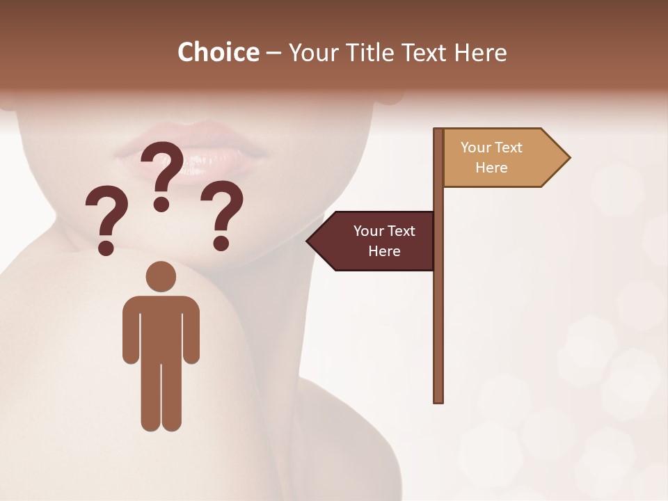 Girl Fashion Lifestyle PowerPoint Template