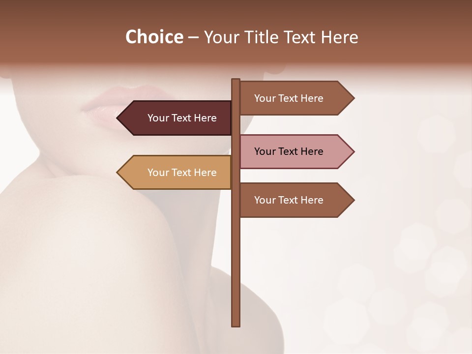 Girl Fashion Lifestyle PowerPoint Template