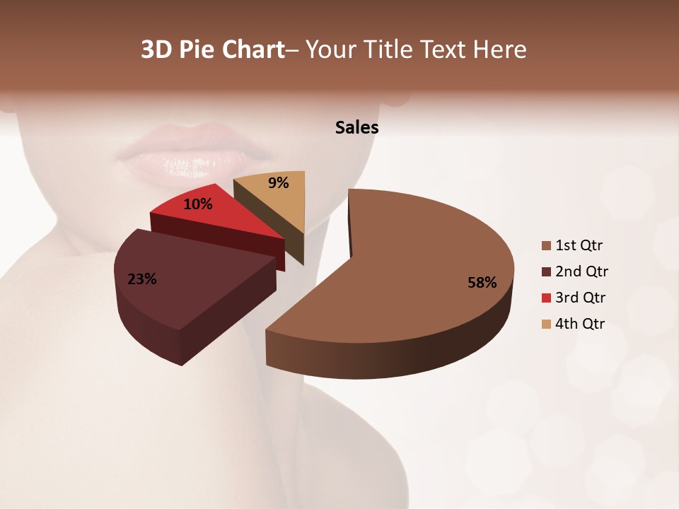 Girl Fashion Lifestyle PowerPoint Template