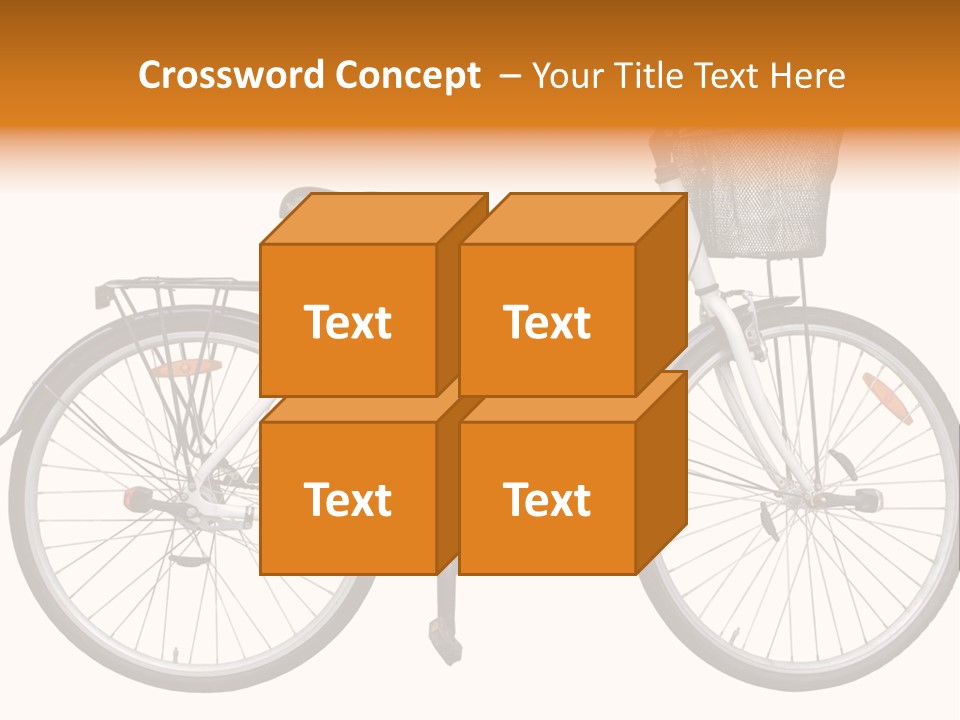 Biking Abandoned Cycle PowerPoint Template